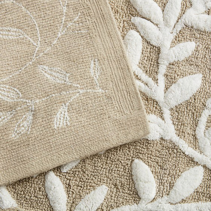 Tapis de bain en coton touffeté, Simple - L 34 po x l 21 po