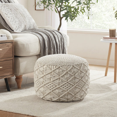 Bejan Cotton Pouf Ottoman