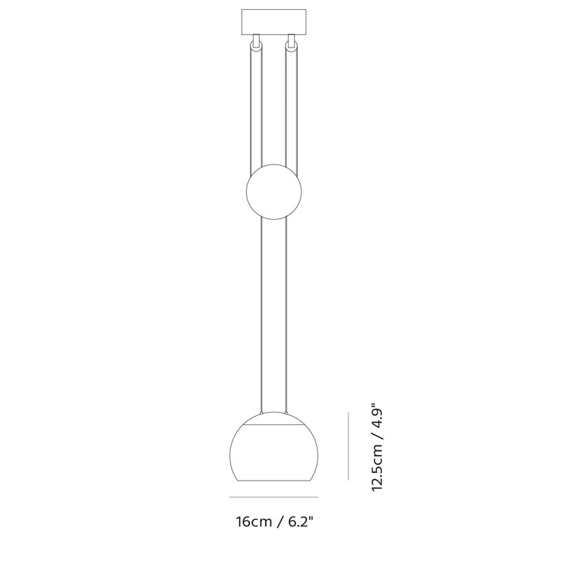 JoJo 1 - Light Pendant, Matte Black