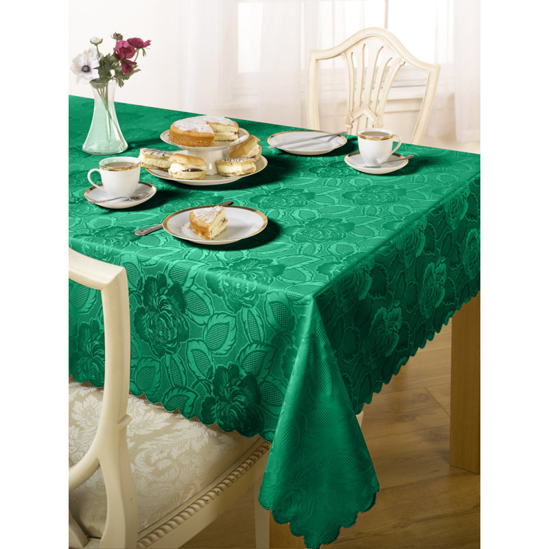 Fareham Tablecloth, Forest Green