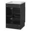 20" Bathroom Vanity With Sink, Black. Cabinet. Ceramic Basin Water- Finish. Door Shelf & Adjustable Shelf. Quiet Black Vanity. Cabinet Sink. And Smooth Surface.-1926954200