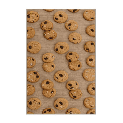 Washable Oatmeal raisin cookies Desserts Area Rug