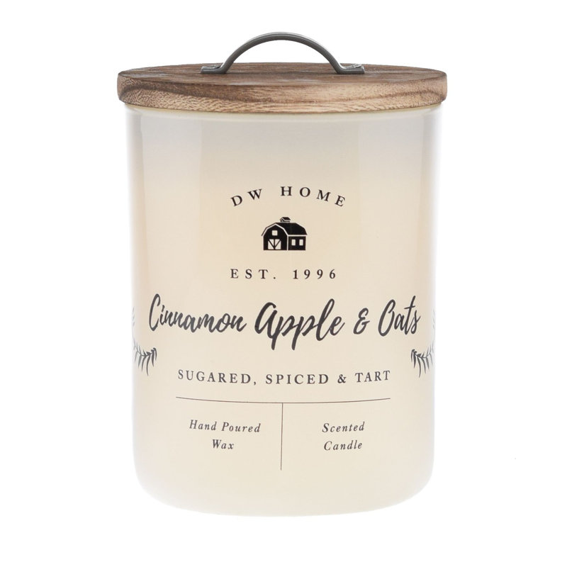 Cinnamon Apple And Oats Scented Jar Candle, Jar 15 oz.