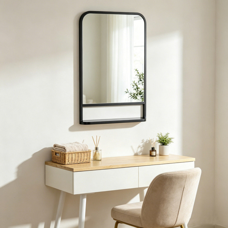 Rectangle Wall Mirror, 86 x 53cm