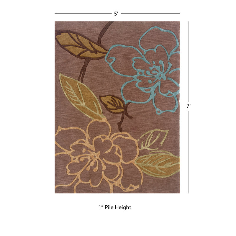 Fugen Indoor Rug, Rectangle 5' x 7'