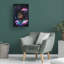Art mural sur toile tendue - «Black histoire 7» de Wumples, décoration murale pour le salon, la chambre à coucher ou le bureau - 30 x 47