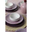 Elegant 18-Piece Ceramic Dinner Set, 100% Ceramic, Antibacterial & Easy to Clean | Includes 6 Service Plates (10.2 in), 6 Dinner Plates (8.7 in), 6 Bowls (4.7 in) | Dishwasher & Microwave Safe, Thermal Shock Resistant