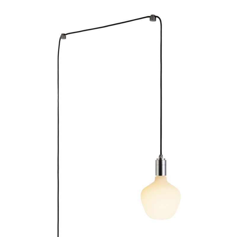 Luminaire suspendu à 1 lumière Enno, Graphite