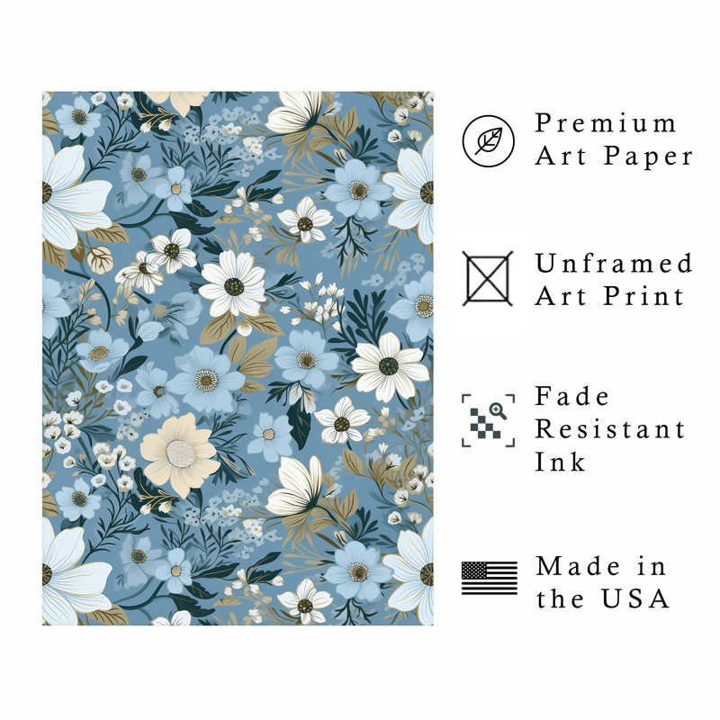 Floral Floral Elegance Flowers, H 7 po x l 5 po