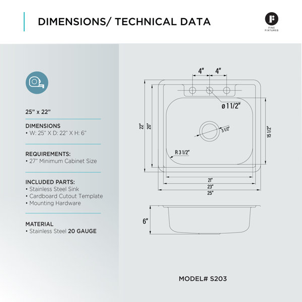 Dimensions du produit