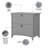 Katia 3 Piece Computer Desk Office Set-546774166