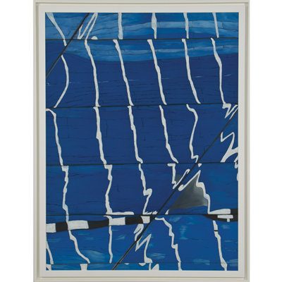 Blue Streaks Print