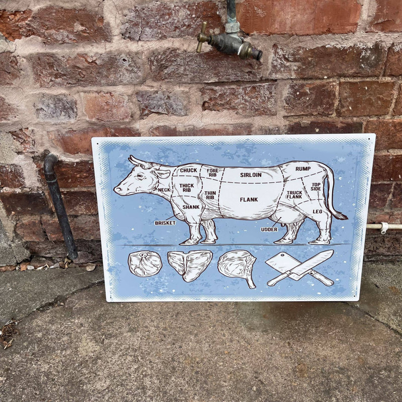 Wall Decor on Metal, 28cm H x 40cm W