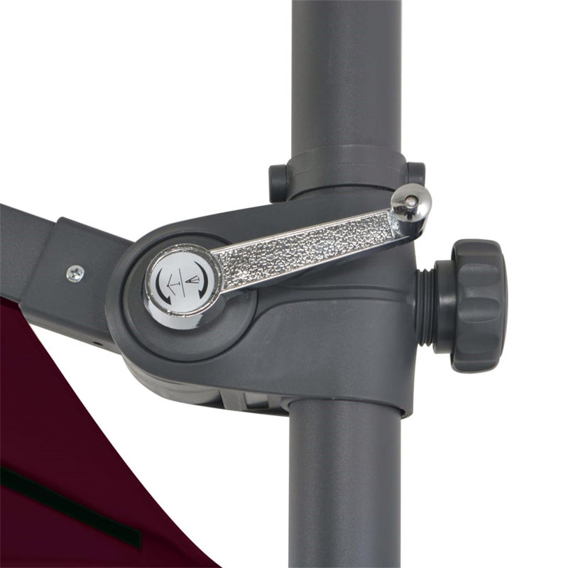 Jaxton 250cm Cantilever Parasol, Red