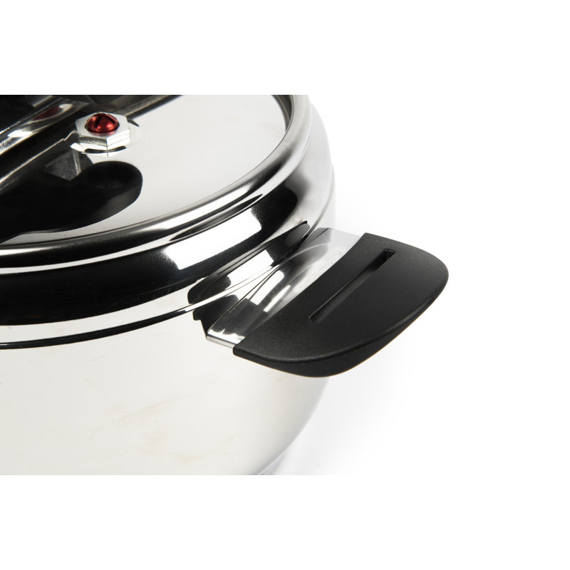 Excelsa Professional Stainless Steel Pressure Cooker, 22 cm H x 21 cm W x 21 cm D