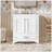 Luxurious Bathroom Vanity Ceramic Sink 2 Large Soft-Closing Doors Solid Wood-486164643