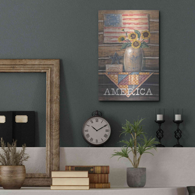 «Rustic America» par Pam Britton, H 16 po x l 12 po