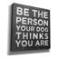  «Personnage de chien» par Erin Clark, art mural sur toile, 12 po x 12 po-1508713474