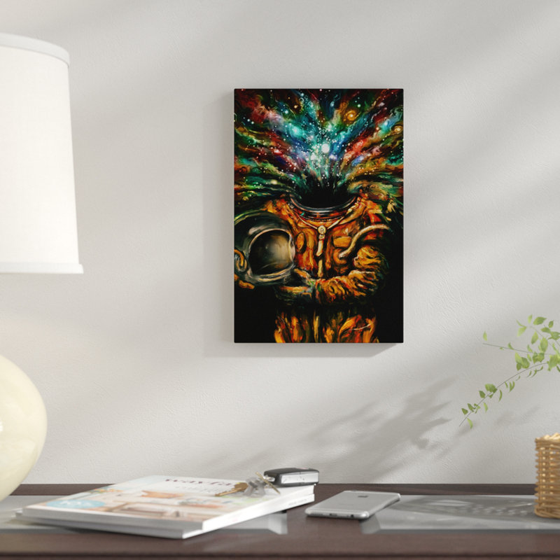 «Inhale», impression sur toile, H 12 po x l 8 po x P 0,75 po, Toile tendue, Blanc
