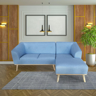 Canapé modulaire à méridienne rembourré Kaloni