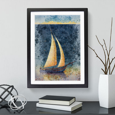 The Sailing Boat 1 Piece Single Picture Frame Painting