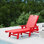 Chaise longue simple inclinable Laguna