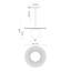 Luminaire suspendu sphère 1 lumière Carletta-66310537-66310538