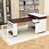 White/Walnut