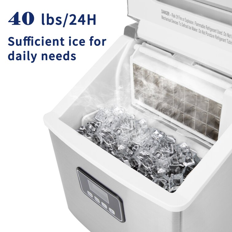  Euhomy Ice Maker Machine Countertop, 26 Lbs In 24