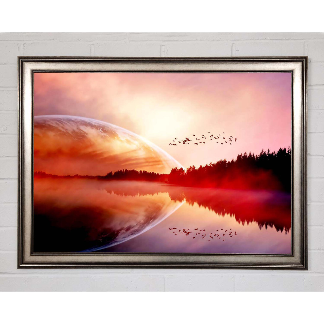 Amazing Sunrise Lake - Einzelner Bilderrahmen Kunstdrucke