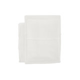 REMI - RAYON FROM BAMBOO / LINEN SHEET SET - WHITE - QUEEN (FITTED, FLAT, PAIR OF ST/Q PC)
