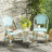 Casidy Wicker Premium All-Weather Wicker Outdoor Dining Side Chair-792026926