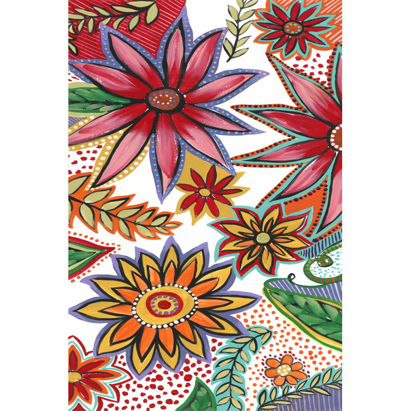 Flowering Garden Whimsy I by Regina Moore - Wrapped Canvas Print, 46cm H x 30cm W