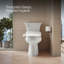 Purewash E580 Round-Front Bidet Toilet Seat