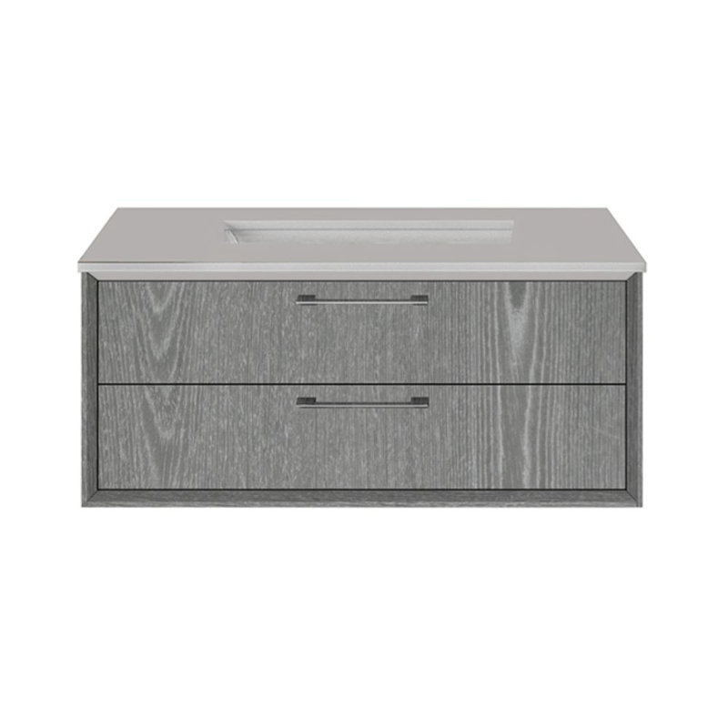 Gemelli 30'' W Single Stone Vanity Top, Polished White