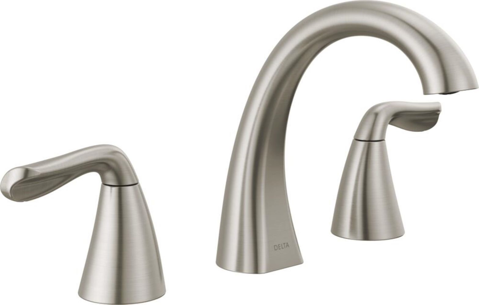 Arvo Widespread Bathroom Faucet with Drain, Spotshield Brushed Nickel