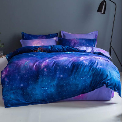 Ensemble de housse de couette réversible en microfibre 3 pièces Pavlof
