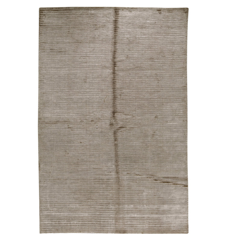 High-Quality Hand-Knotted Ivory Area Rug