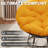 Papasan Patio Chair with Cushions-421028378-434087152