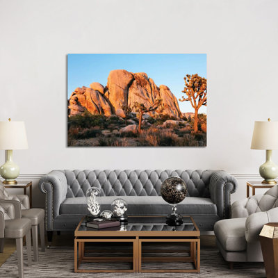 Sunset At Joshua Tree National Park, California by Matteo Colombo - Wrapped Canvas Print