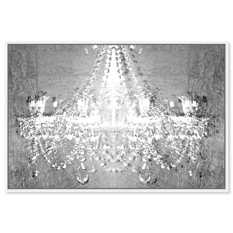 Dramatic Entrance " Fashion And Glam Dramatic Entrance Chrome, Modern & Contemporary Gray " by Oliver Gal, 36" H x 54" W