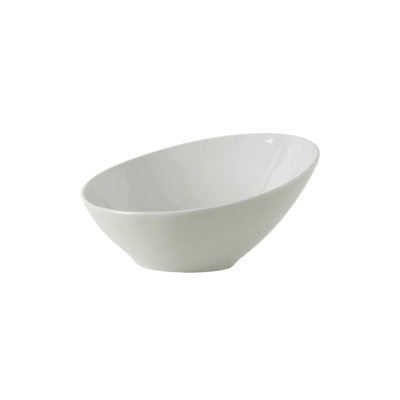 Tuxton Eggshell Ceramic Serving Bowl In Porcelain White