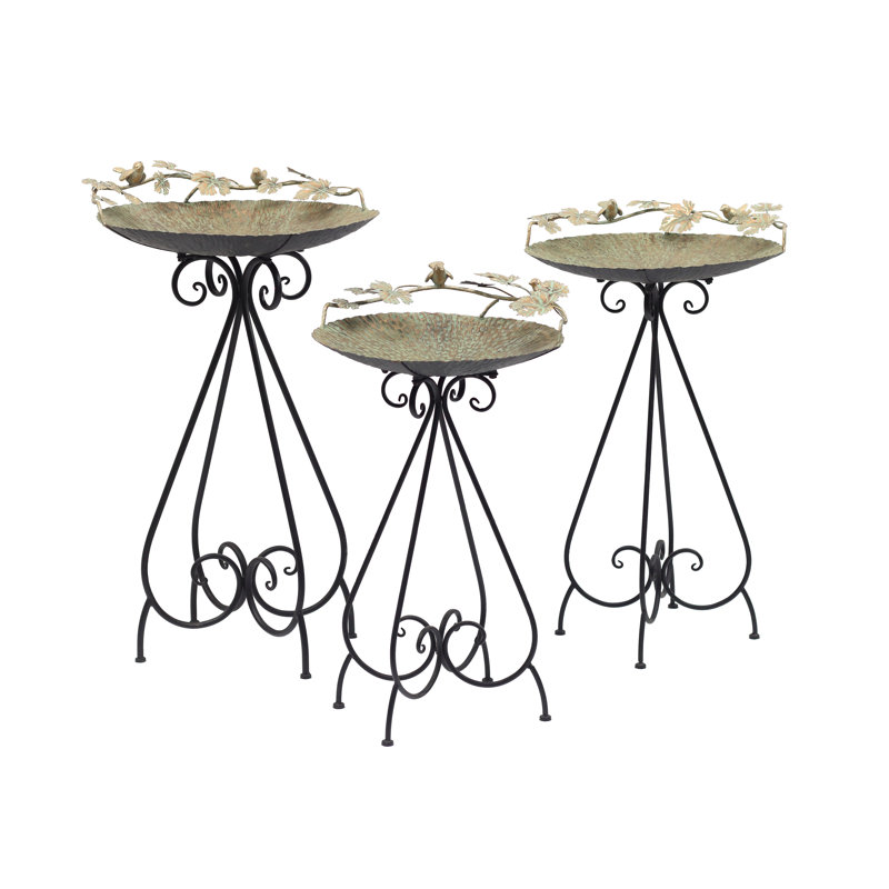 Ensemble de bain d'oiseaux 3 pièces Emaliya