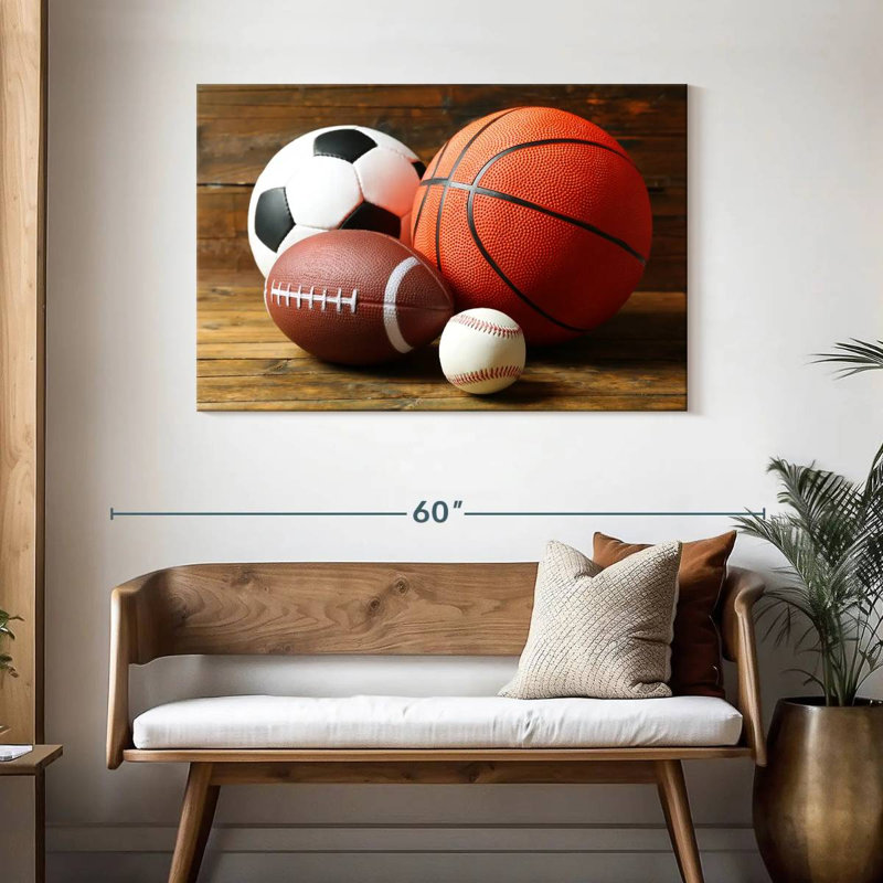 Ballons de sport Sireci, H 30 po x l 45 po