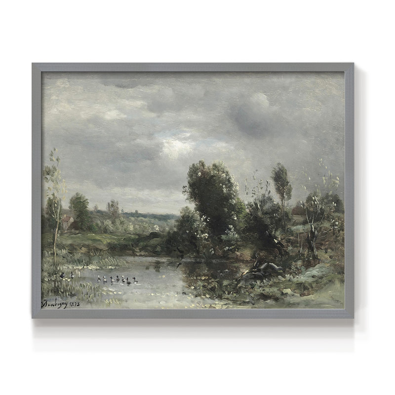 Paysages rétro-DI - impression encadrée - réaménageable, H 8 po x l 10 po