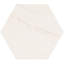 Carreau de sol hexagonal en porcelaine blanche 8 x 9 Itona Tile Stellar (25 pièces par carton) (9,37 pieds carrés par carton)-115708441-115708439