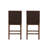 Regina Brown Faux Leather Counter Stool