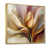 Toile avec cadre flottant or