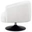Fauteuil d'appoint pivotant rembourré
