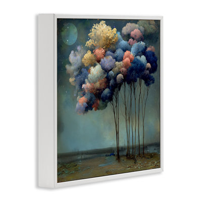«Dreamy Sky Trees», giclée encadrée par Annabelle Hall